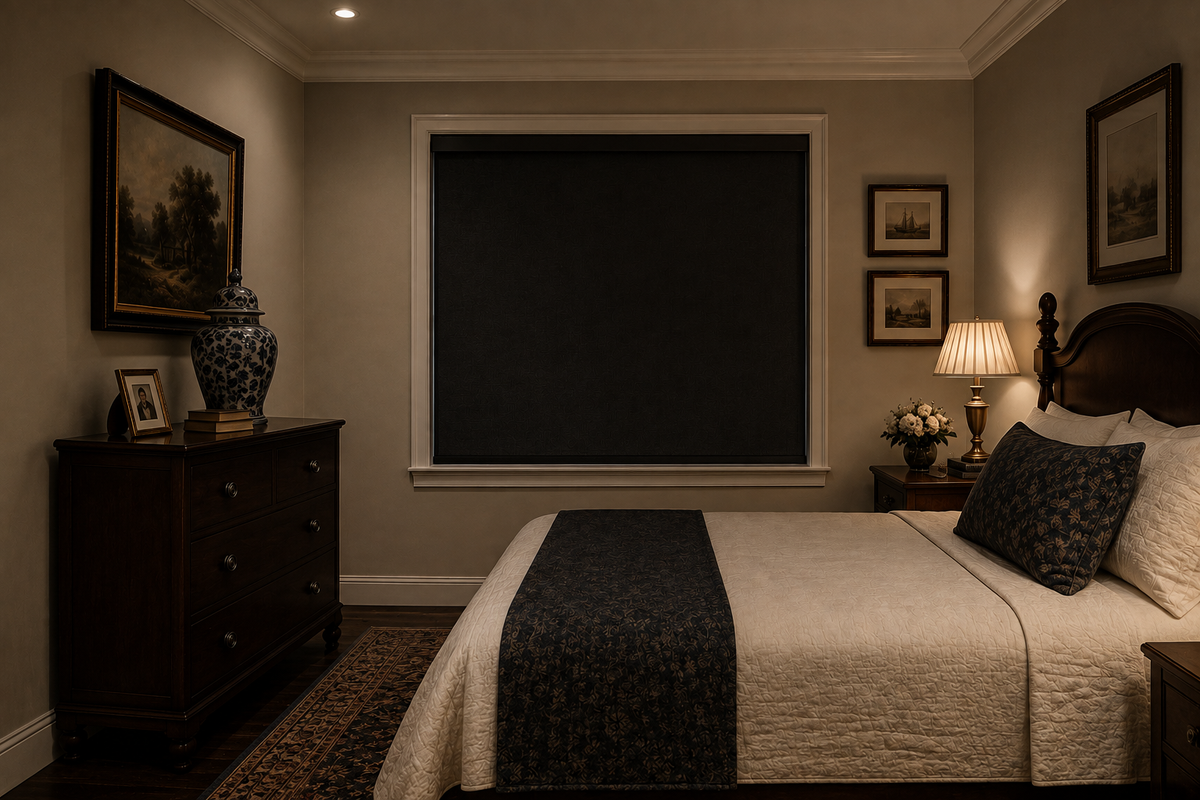 BLOCKER MODEL ALPHA™ — Made-to-Measure Total Blackout Blind