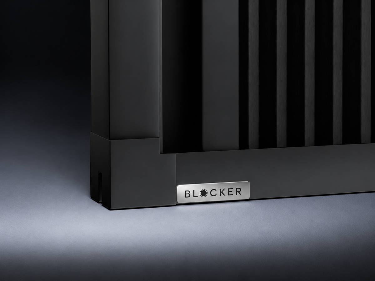 Close-up of the slimline MODEL ALPHA™ frame profile